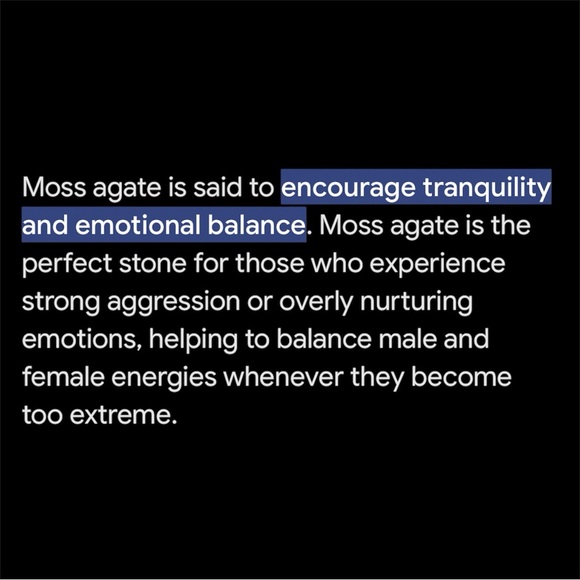 Hand Crafted Raw Brass & Moss Agate Dangle Earrings - Picture 3 of 5